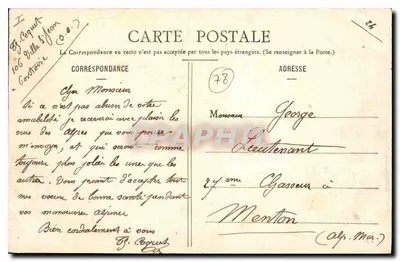Castelo de Vigny — Cour interna — A. Sayes, imp.-édit. - Chiché Godefroy — Verso