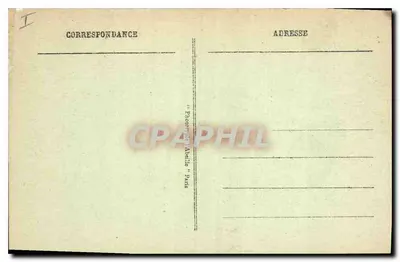 Le Vésinet - A Cachoeira — editor 'Champeix, Paris' n°22 — Verso