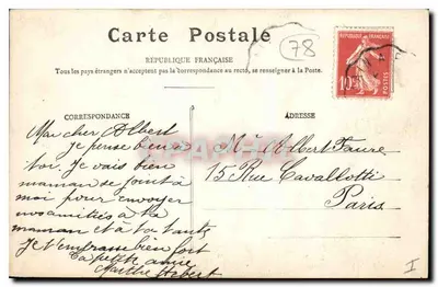Aleja w kierunku Ebling - Sarre — J.D. & Cie, Paris — nr 37, St-Cuculat — Rewers