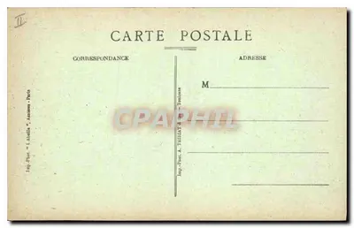 St-GERMAIN-en-LAYE — Rond-Point des Roses i Terrasse, wybudowane przez Le Nôtre (długość 2400 metrów) — Piękny widok na Dolinę Seiny — Rewers