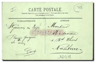 Saint-Germain-en-Laye — Zamek — LL — Rewers
