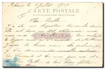 Schody i Aleja Henri IV — St. Germain-en-Laye — wydawnictwo C. P. A. nr 1678 — Rewers