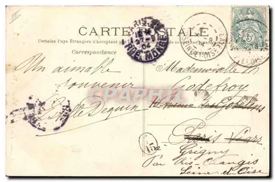 Floresta de St-GERMAIN-en-LAYE — O Carvalho dos Ingleses — F.A. 6203 — Verso