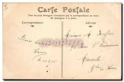 Zamek SAINT-GERMAIN-EN-LAYE — Fasada północna — Wydawca nie widoczny — Rewers