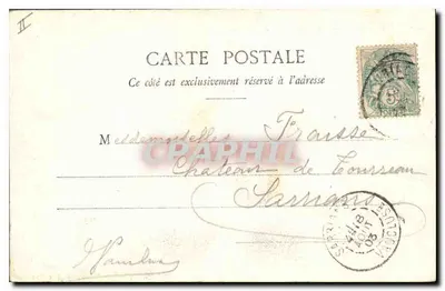 Uriage-les-Bains — Stary Zamek — wydawca anonimowy, n°2 — Rewers