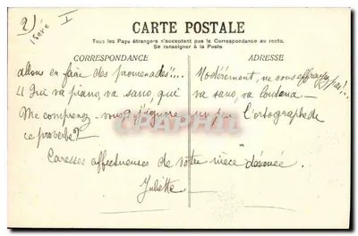 Uriage-les-Bains - Het kasteel — Dauphiné — E.R. n°320 — Achterkant