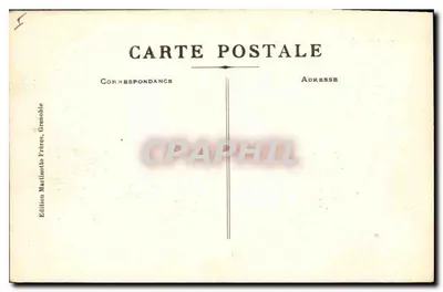 Grenoble - O Hotel de Ville — editor Martinotto Frères, Grenoble, n°4 — Verso