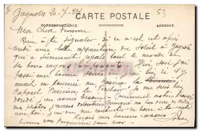 Zamek w Lassay — Okolice Bagnoles-de-l'Orne — A. D. — Rewers