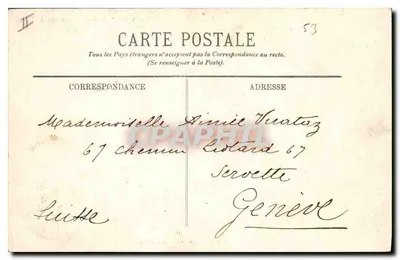 LASSAY — O Castelo do Século XVI — Vista sobre o Parque — E. Roussel, editor, Argentan — Série 8 — Verso