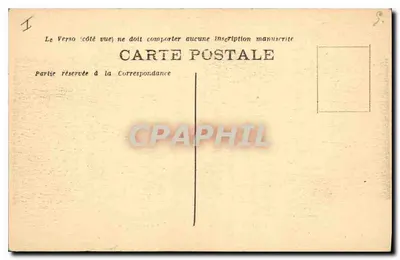 Zamek LAVAL — Papier tapety z epoki napoleońskiej — Gliceb A. Dupont, Bourgoin (Mayenne) — Rewers