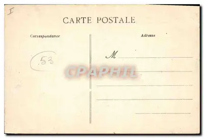 Bilhete postal antigo Ernee Arredores de Pannard — Verso