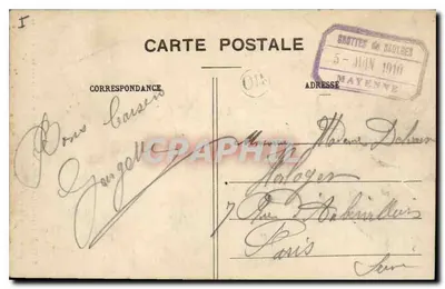 Saulges (Mayenne) — Krypta i Jaskinia Świętego Cénére przy brzegu Erve — Fototypia Hamel-Dallier i Cie, Laval — Rewers