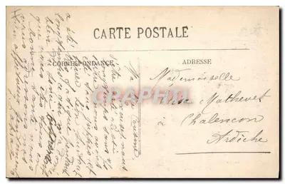 Environs de Grenoble — La Tour-sans-Venin e o Moucherotte (1906) — Verso