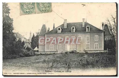 Tullins - Castelo de Lafarge — Papeterie-Librairie J. Bernard-Guelle, Tullins (Isère)