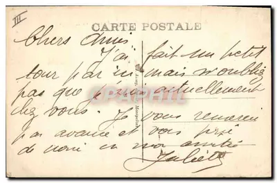 Palavas-les-Flots — O Kursaal e a Praia — Cl. J. Astag, n° 503 — Verso