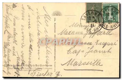 SAVERNE - Le Haut-Barr — CAP. — Rewers