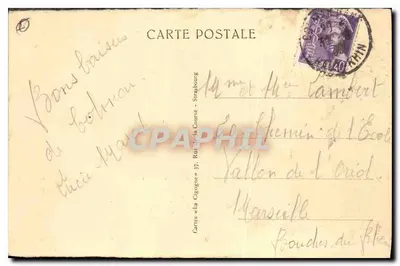 Colmar — Pomnik Jacques Preiss — wydawca Fumez — Rewers