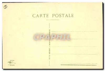 Colmar - Kanał La Lauch — widok kanału z mostem i kościołem — wydawca CH. BERSERET, Nancy — Rewers