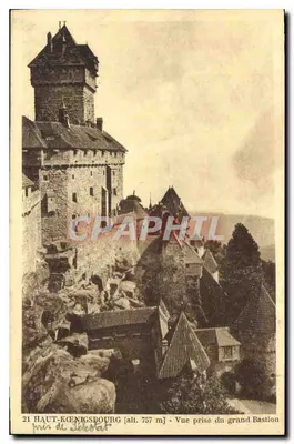 Haut-Königsbourg [alt. 757 m] - Visão tirada do grande Bastion — Edição especial do Castelo