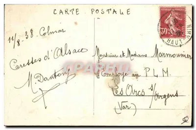 Colmar — A casa das Cabeças — n°29 — Verso