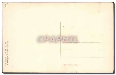 Chambéry — O Pergolado do Castelo — editor P. de Sigeon — Verso