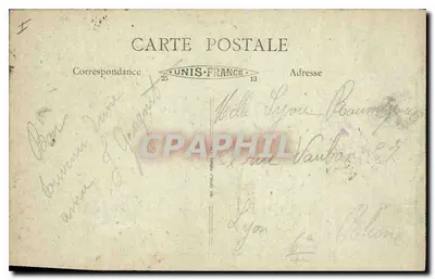 Besançon - Promenade Micaud — A Franche-Comté, editor não identificado, n°23 — Verso