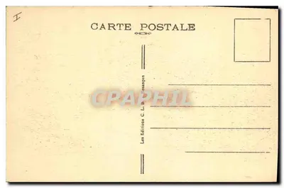 Besançon-les-Bains — Vallée de Casamène — Editore C. L. Berangon, n° 98 — Verso