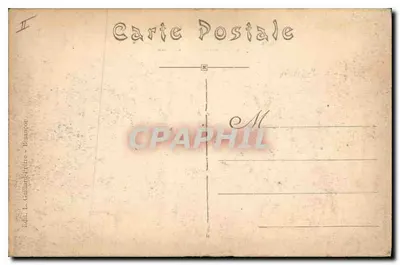 As Gorges do Doubs e os Rapides após a queda La Roche — Fronteira Franco-Suíça — Editor L. Gaillard-Piètre - Besançon, n° 861 — Verso