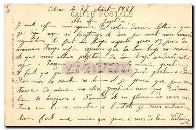 Colmar — Place Rapp — Braun & Dornach H.-Rhin — Verso