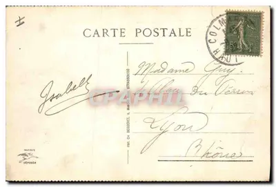Colmar - Katedra Świętego Martyna — wydawca F. On Berodet, n°8 — Rewers