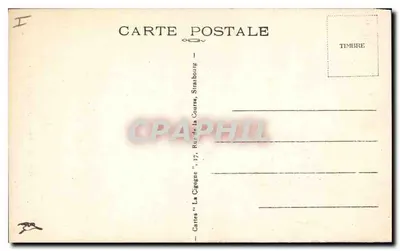 Colmar — Maison des Têtes — editor Cartes 'La Cigogne', Strasbourg — Verso