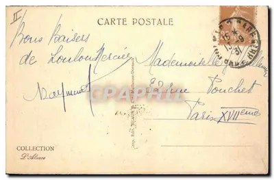 Colmar — A Lauch — Editora imp. Ed. J. Mauvin & Cie, Bulhouse-Dormadi — Verso