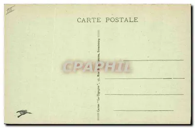 Strasbourg - Cour du Corbeau — wydawca 'La Cigogne', nr 1027 — Rewers