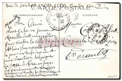 MARSHEIM - Onze Lieve Vrouw van de Wachtpost — panoramische uitzicht — onbekende uitgever — Achterkant
