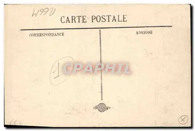 MARSEILLE - Place Castellane — centralny obelisk, tramwaje i otaczające budynki — wydawca Ridoles, n°16 — Rewers
