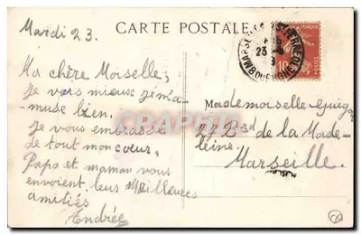Marsella — Cours du Chapitre y Iglesia de los Reformados — PB. — Graphil — Reverso