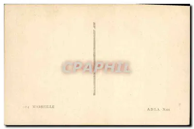 Nachtscape van Marseille — uitgever A.D.I.A. Nizza, n° 1214 — Achterkant