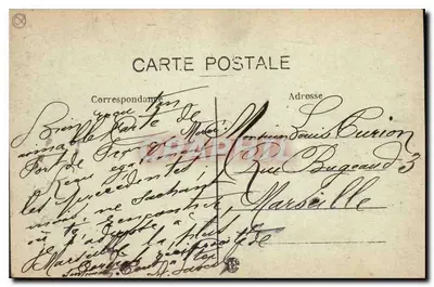Marseille — Igreja de São Vicente de Paulo — Os Reformados — J. F. — Verso