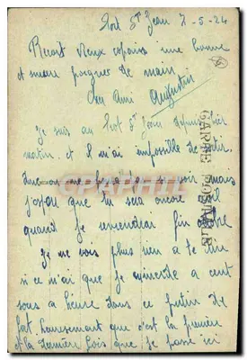 Marselha — Vista Geral — Verso