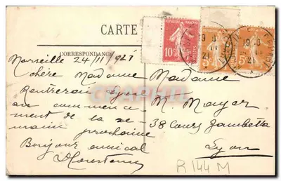 Marseille — Rue de la République — LL — Achterkant