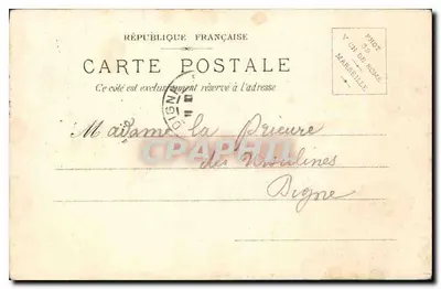 Marseille — Igreja de São Vicente de Paulo (Os Reformados) — PHA — Verso
