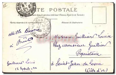 Marseille — De Kathedraal bekeken vanaf het Vieux-Port — Uitgave C. Malrière, n°18 — Achterkant