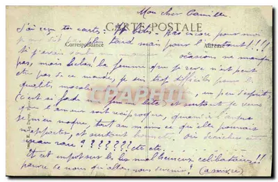 Marselha — Fontaine Cantini — Bas-reliefs: A Fonte — C.P.A. n°138 — Verso