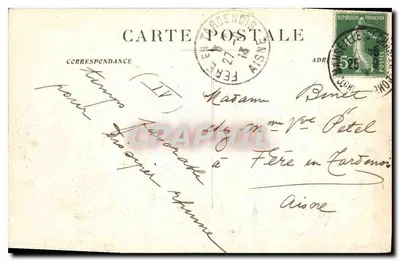 Marsiglia — Panorama dei Porti — Editore: A. SANCHEZ MARIA — Verso