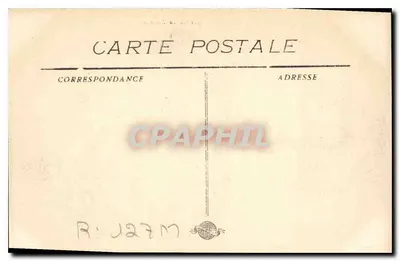 Marsylija - Place de la Bourse — widok fontanny i głównego budynku — wydawca nieznany, numer serii 18 — Rewers