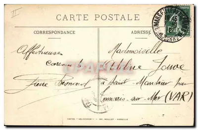 Marsylia — Quai de Tolos — wydawca Cartes Héliochrom, nr 701 — Rewers