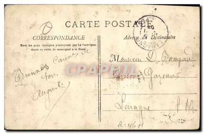 Marseille - Panorama pris de N.-D. de la Garde - Éditeur : L. Béchard, Marseille, n° 3576 — Verso
