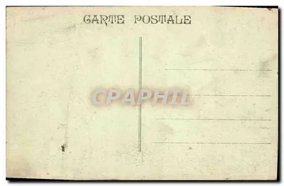 Marsylija — Plac Bourse — widok na ratusz i fontannę — Rewers