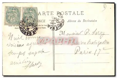 Marseille - Pałac Giełdowy — Fototypia E. Labour Marseille — n°10 — Rewers