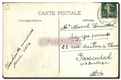 Marsiglia — Chiesa dei Riformati & Monumento dei Mobiles — PB — Verso